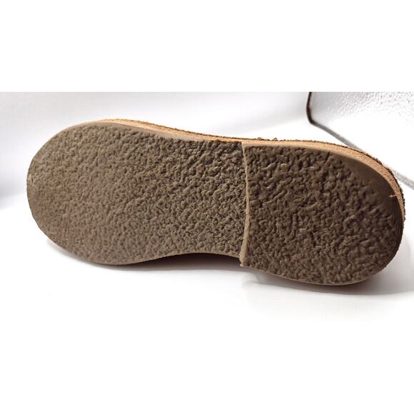 Vintage J. Crew Italian Leather Oxford Mens Shoes Camel Brown Size 8 - Picture 10 of 12